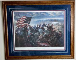 "Even to Hell Itself" Civil War Framed Art Print by Donna J Neary 13/50
