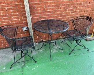 Small patio table and 2 chairs