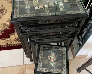 Asian nesting tables
