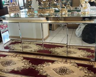 Mirrored buffet