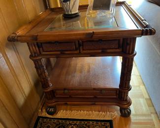 Asian inspired side table