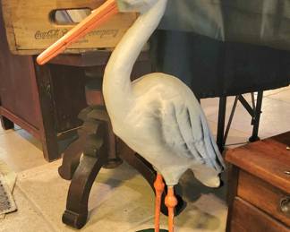 Castle Hall cigar advertising stork