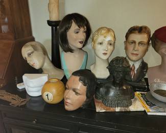 Chalkware busts