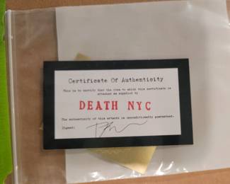 JFK Death NYC artist's proof