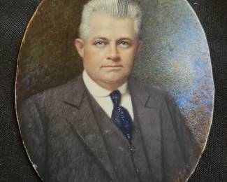 Miniature portrait by Charles Fox
