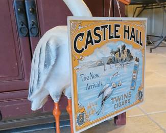 Castle Hall cigars advertising