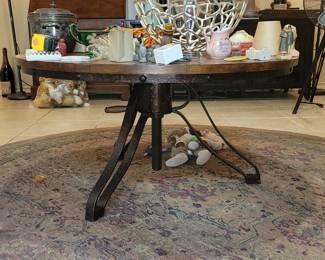 Industrial coffee table