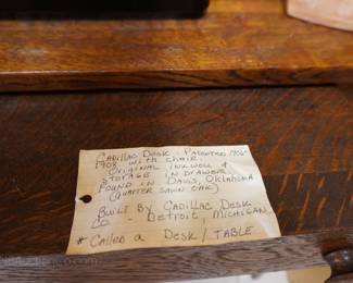 Vintage Cadillac desk