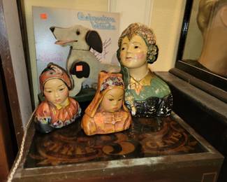 Esther Hunt chalkware busts