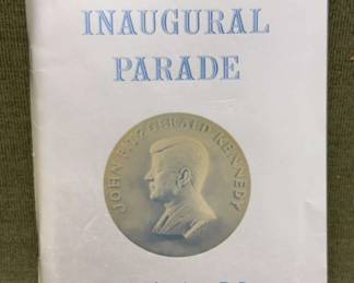 1961 John F. Kennedy Inaugural Parade Plan