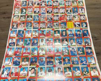 1990 Topps Baseball Cards Uncut Press Sheet