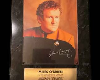 Star Trek Miles OBrienDeep Space Nine Autograph Colm Meaney Collectible