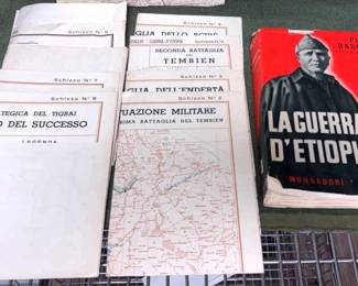 Italian Paperback La Guerra dEtiopia, War Of EthiopiaWith Corresponding Maps