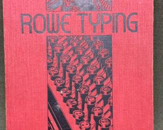 Vintage Rowe Typing Book