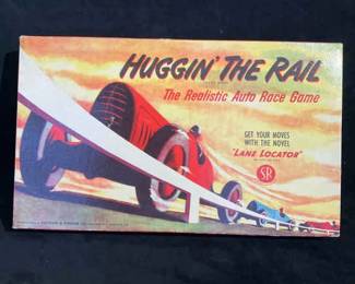 1948 Huggin the Rail RollandMove Auto Racing Board Game