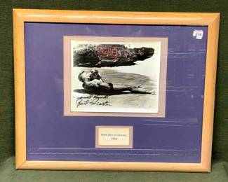 Burt Lancaster From Here To Eternity Signed Photograph
