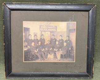 1899 Merchants Police Patrol Photos Signed