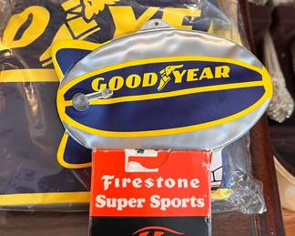 Goodyear and Firestone advertising
