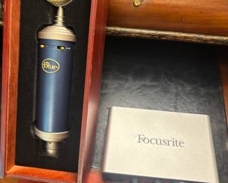 Bluebird Condenser Mic &  Focusrite iPad/Mac Recorder