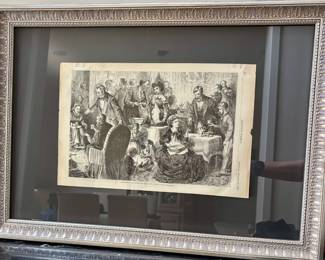 Harpers Weekly Framed Print 1870
