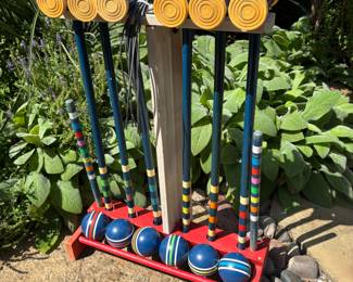 Vintage Croquet Set