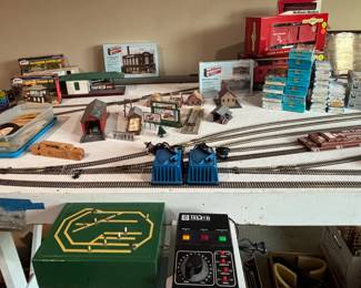 Vintage Model Train Set 