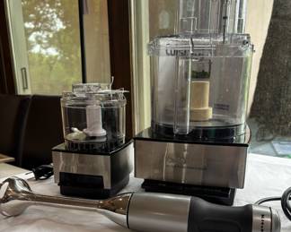 Cuisinart Food Processors, KitchenAid Immersion Blender.