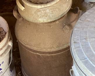 Vintage milk can/churn