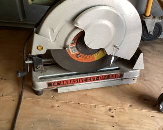 14” abrasive cut-off saw