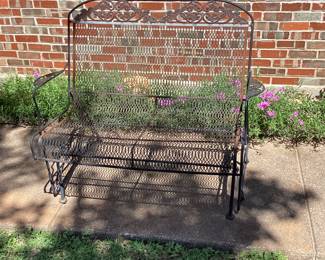 Wrought iron patio furniture
