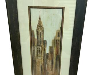Framed Empire State Building Wall Art