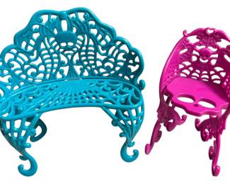 Monster High Scaris City Cafe Benches