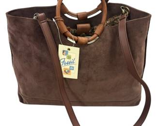 Fossil Ashley Cord Tote Bag