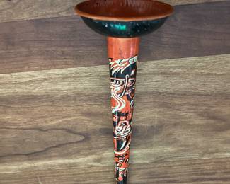 Vintage Halloween tin noisemaker from the 1940’s made by US Metal Toy Mfg. Co.