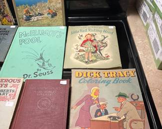 More vintage books.