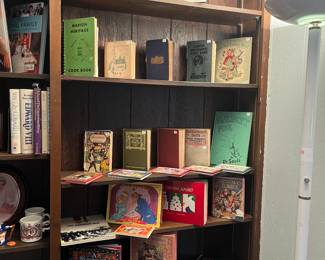 Vintage children’s books, cook books and more.