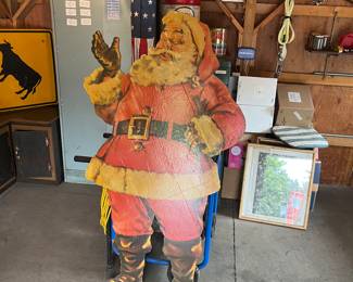 Antique cut out Santa Claus.