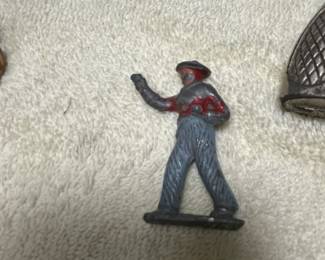 Vintage Barclay Manoli style Metal lead toy.