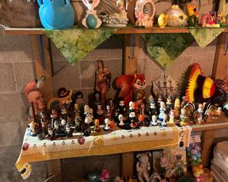Large selection of Halloween and Easter decorations.