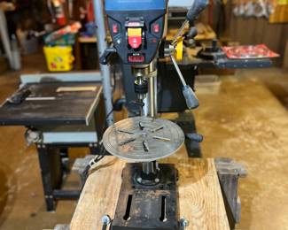 Ryobi digital drill press.