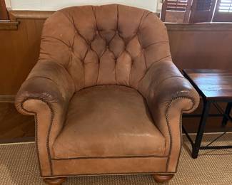 Bakers Furniture Suede Chair