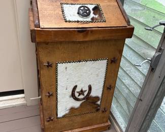 Rustic Trashcan