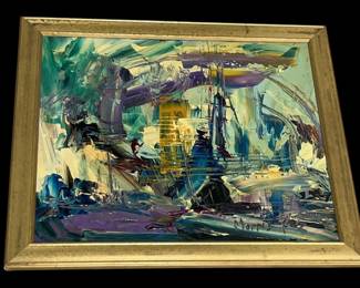 Original Katz Morris Oil Painting On Board