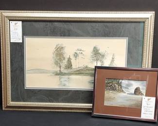 Les Barnett Original "Oregon Coast" & Oleve K Original