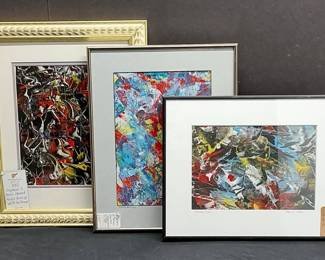 Abstract Acrylics By: Stephen Peters * Salish Sea Dreams & Legends * Cascade View * Spring Blossoms
