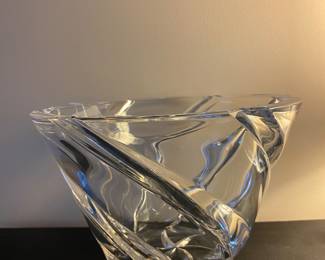 Mikasa crystal bowl.
