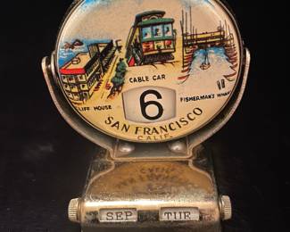 Vintage perpetual calendar. 