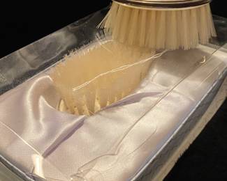 Custom hand crafted sterling brush.