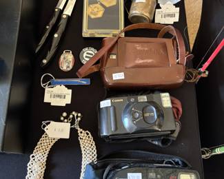 Canon Cameras, Lalique Double Swans Paperweight