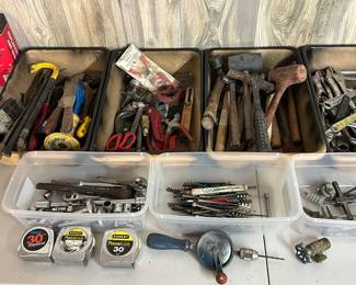 lots of hand tools